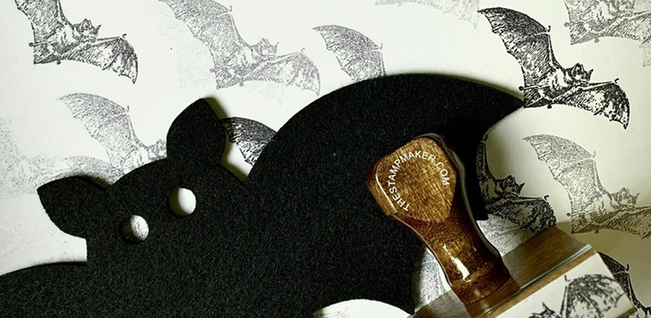 Halloween Bat Stamp