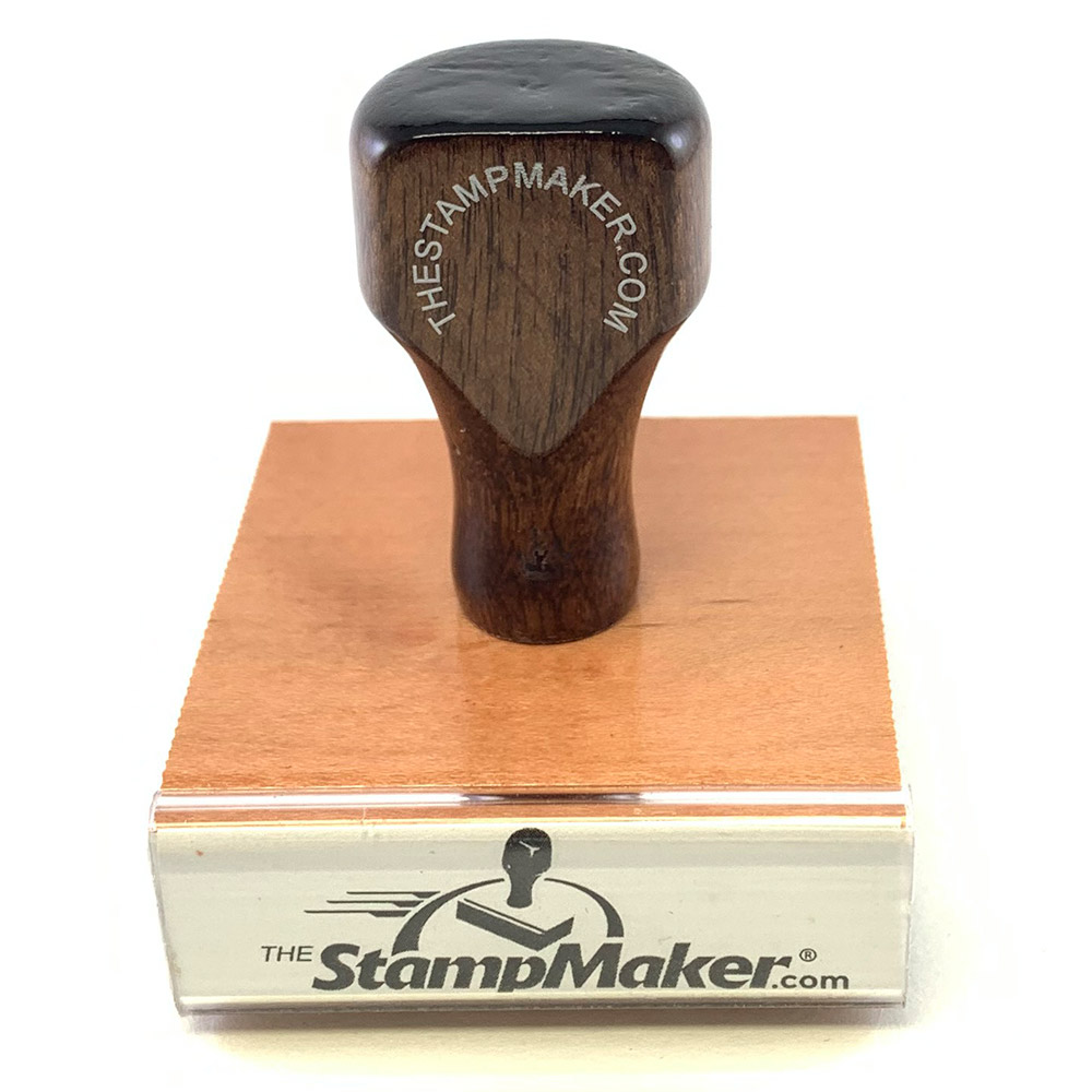 Utah Wood Handle Architect Stamp