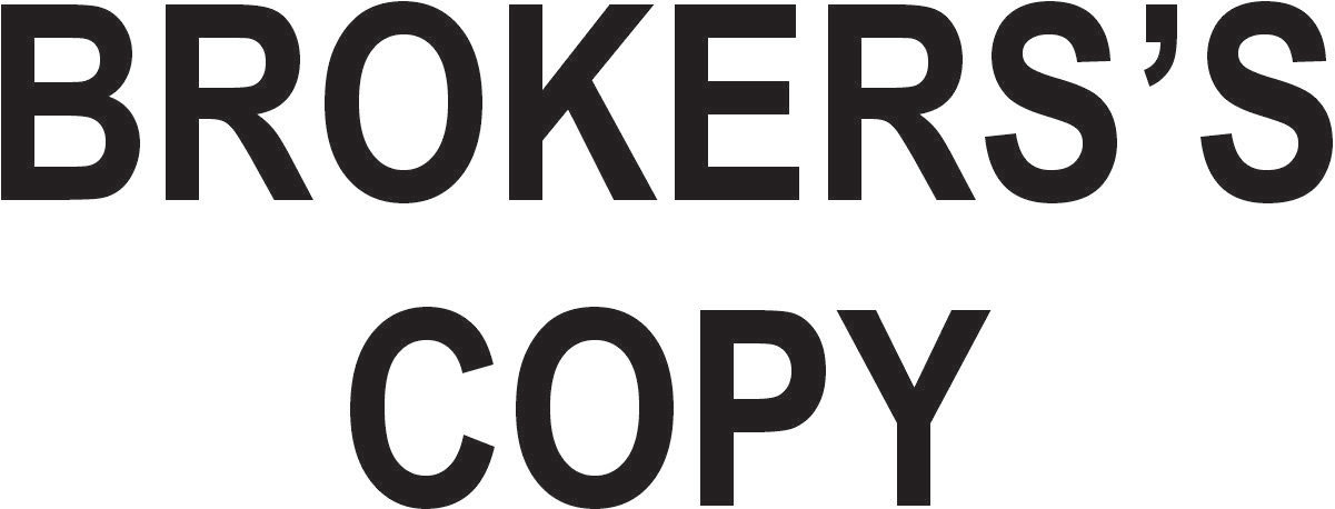 Brokers Copy Stamp - RE4