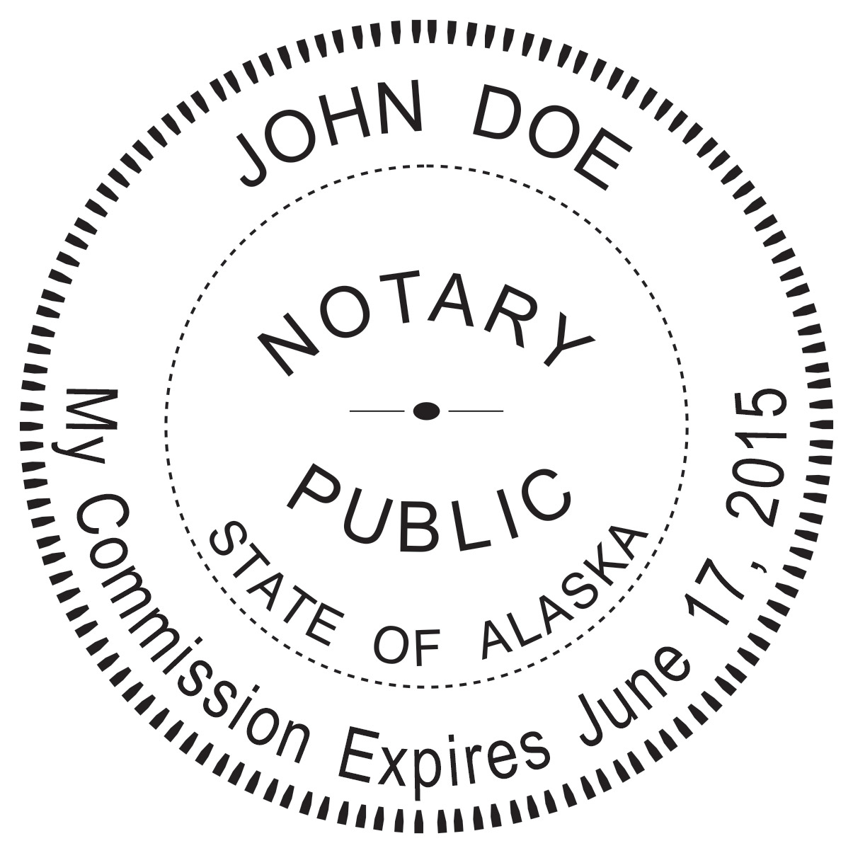 Alaska Pocket Notary Seal