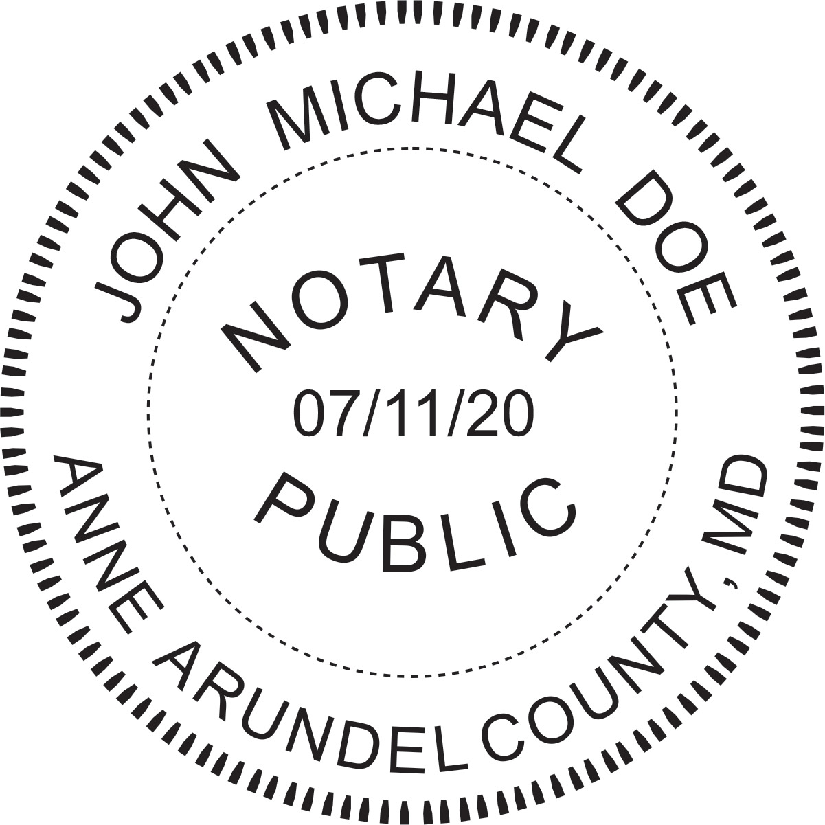 Maryland Notary Stamps