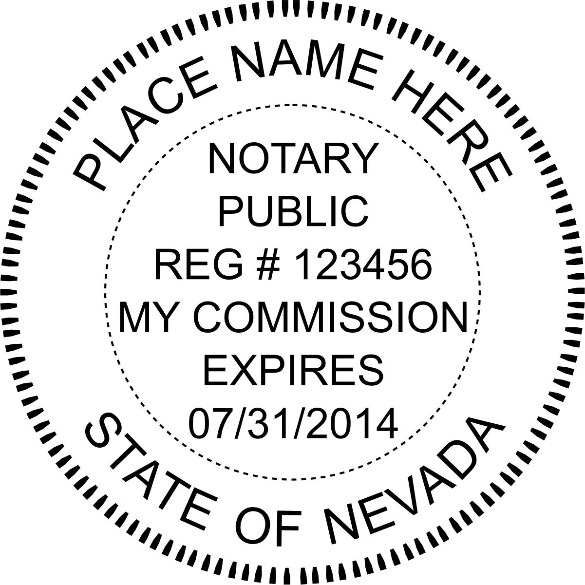 Nevada Pocket Notary Seal