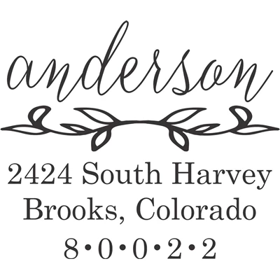 Custom Address Stamps: Create a Personalized Address Stamp