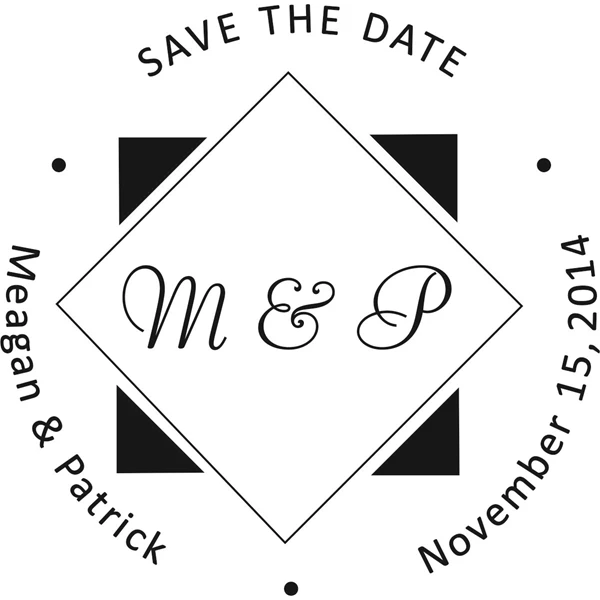 Wedding Personalized Stamp, Save the Date, Rubber Wedding Stamps
