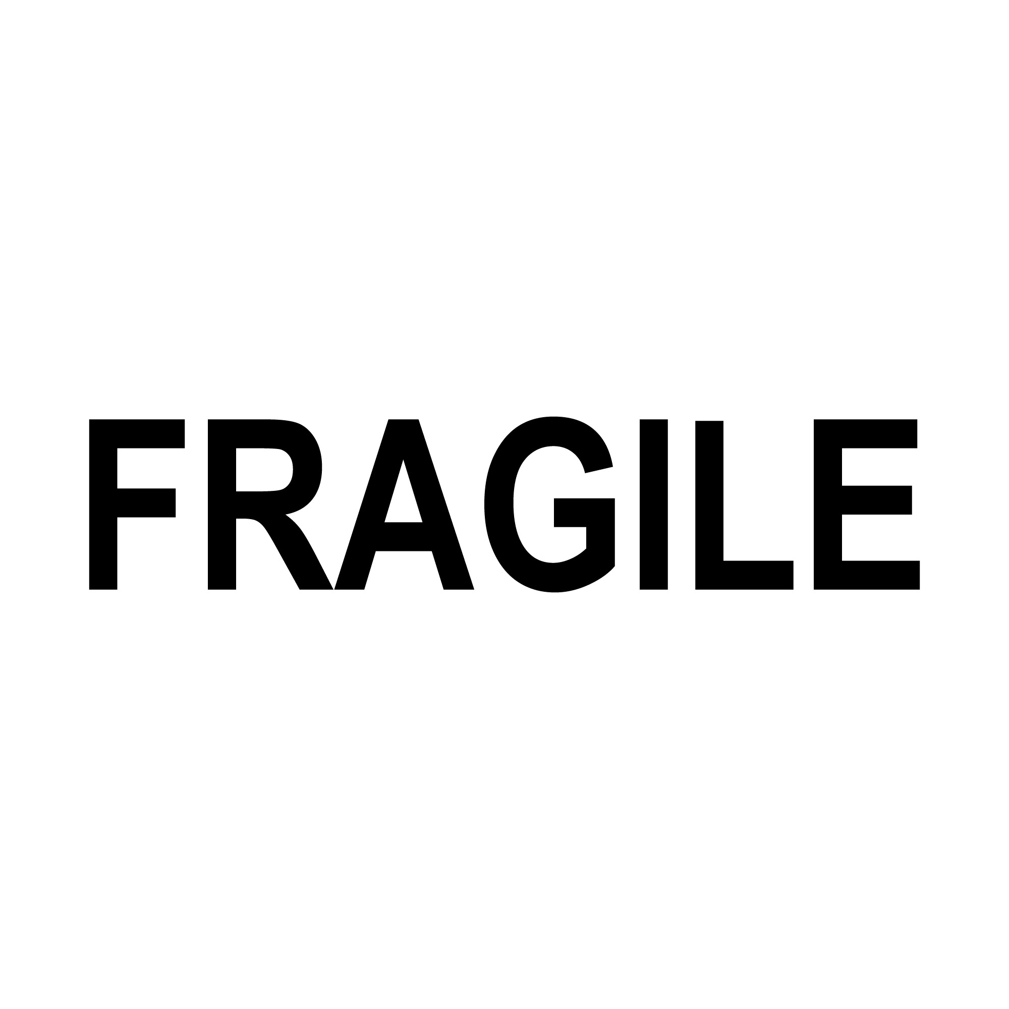 Premium Vector | Fragile icon logo vector design template
