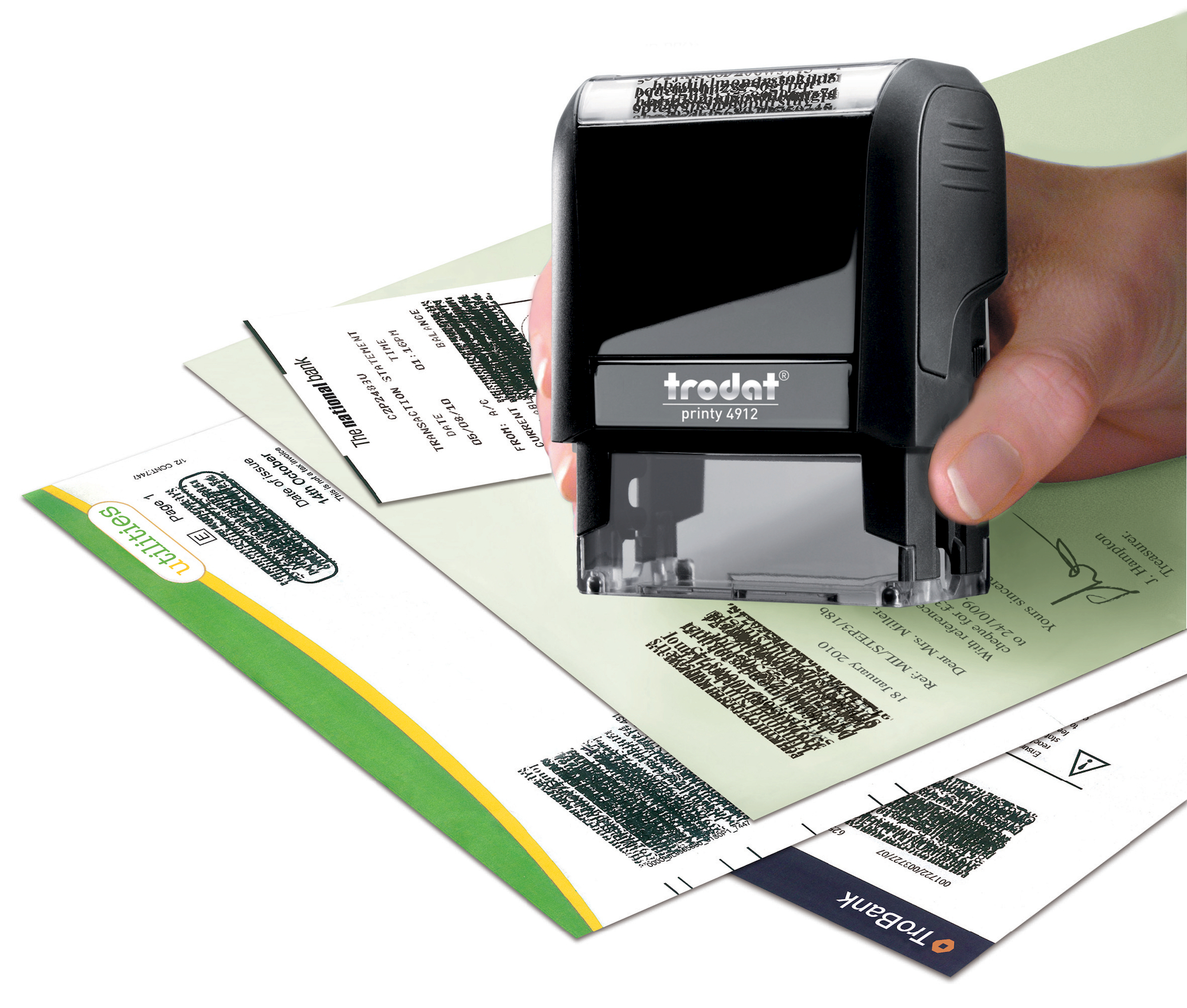 Trodat Security Stamp Rubber Bank Stamp